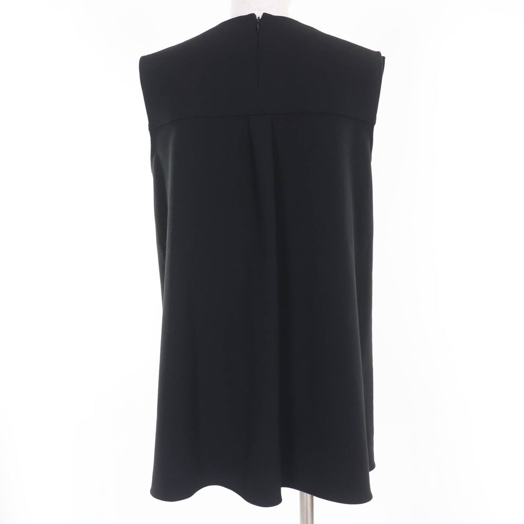 Excellent YOKOCHAN topsFauxpearlsleevelesstopblack polyester Women36 YCB-223-373