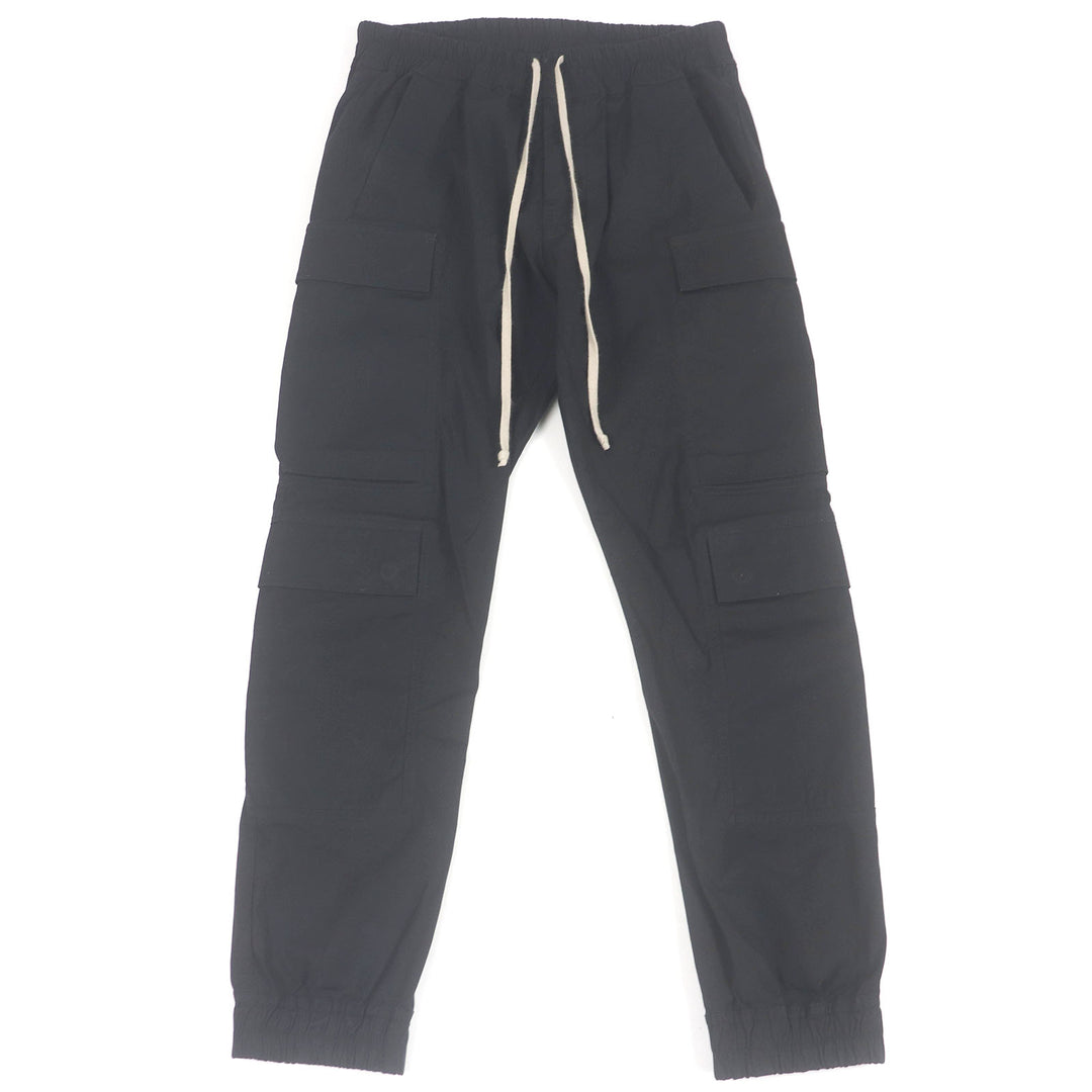 Great Rick Owens Pants Mastodon Mega Cargo Long Pants black 48 RU01C4337