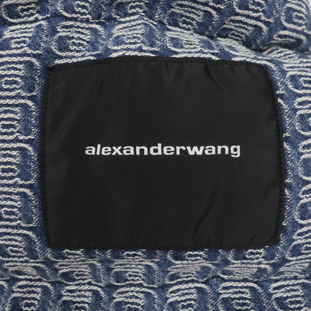 Great Alexander Wang Jacket Black blue cotton mens S 4DC4222242