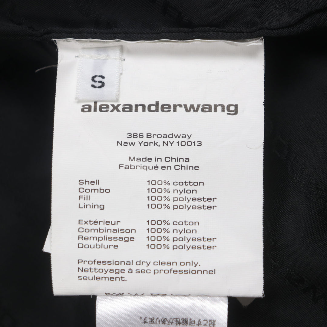 Great Alexander Wang Jacket Black blue cotton mens S 4DC4222242