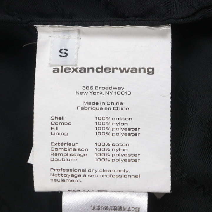 Great Alexander Wang Jacket Black blue cotton mens S 4DC4222242