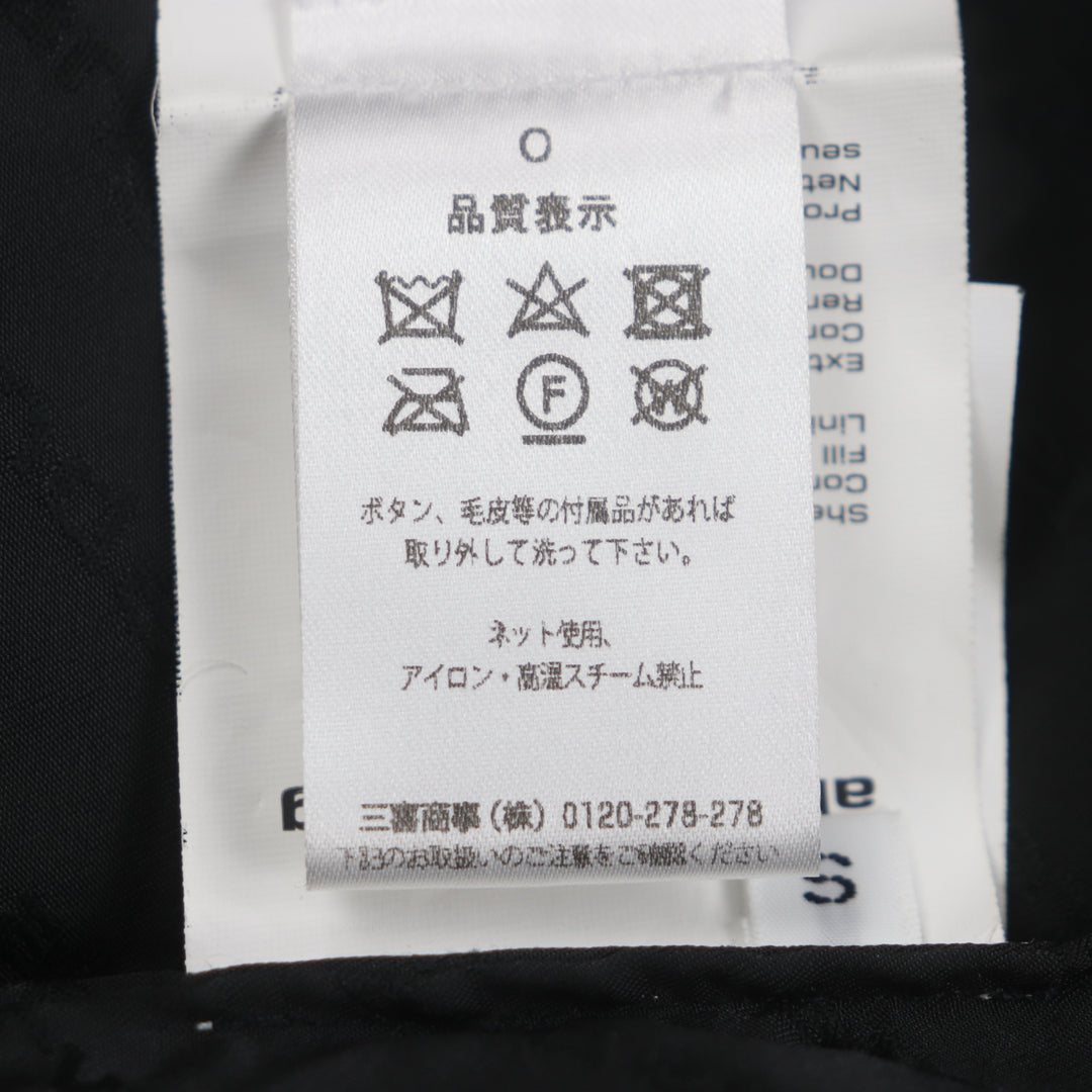 素晴らしいアレキサンダーワンジャケットブラックブルーコットンメンズS 4DC4222242