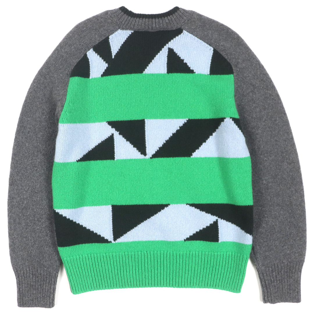 Excellent HERMES sweater low gauge knit Multi cashmere mens S