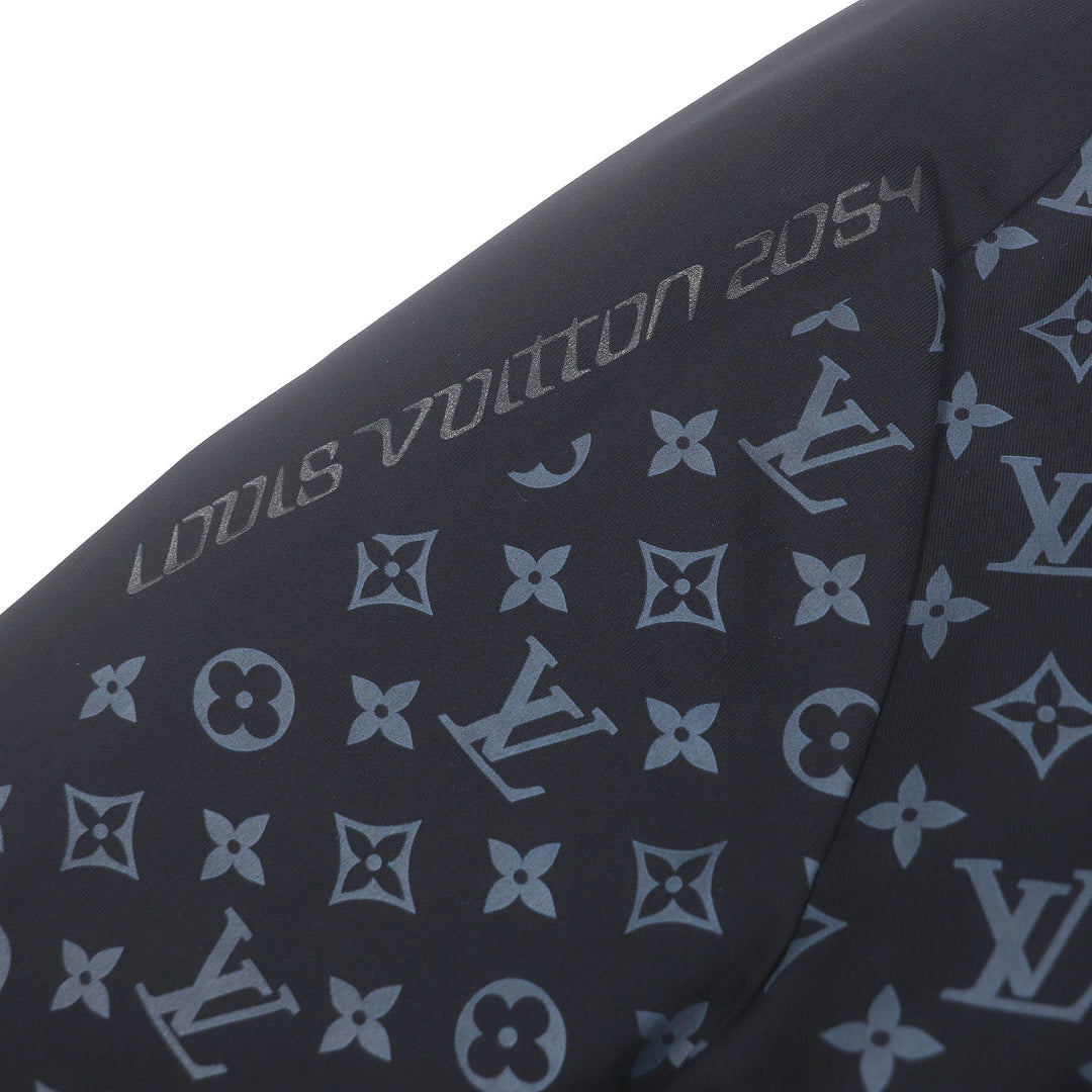LOUIS VUITTON パーカー LV 2054 ハイブリッド ジップスルー モノグラム パーカー ブラック