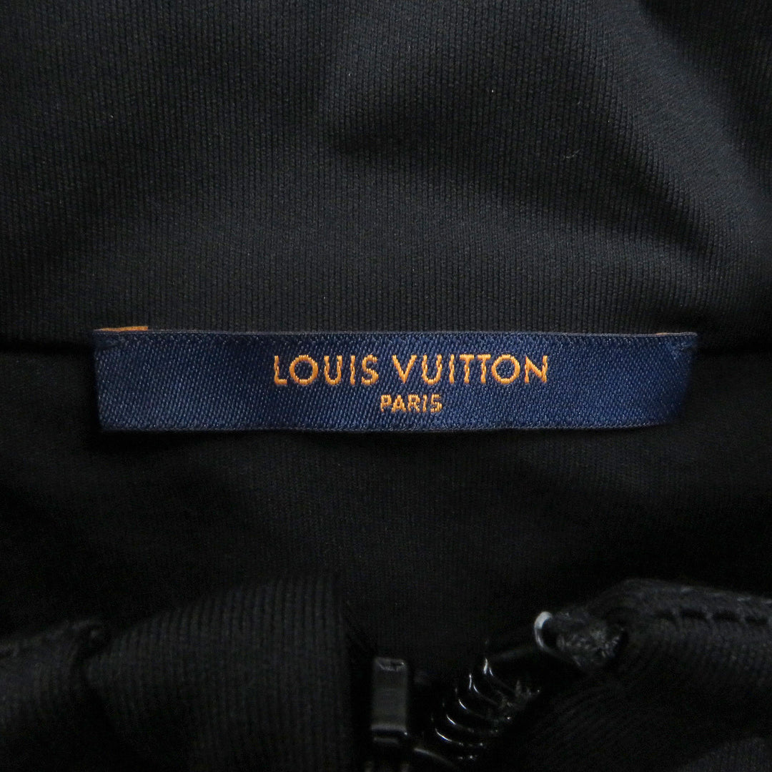 LOUIS VUITTON パーカー LV 2054 ハイブリッド ジップスルー モノグラム パーカー ブラック
