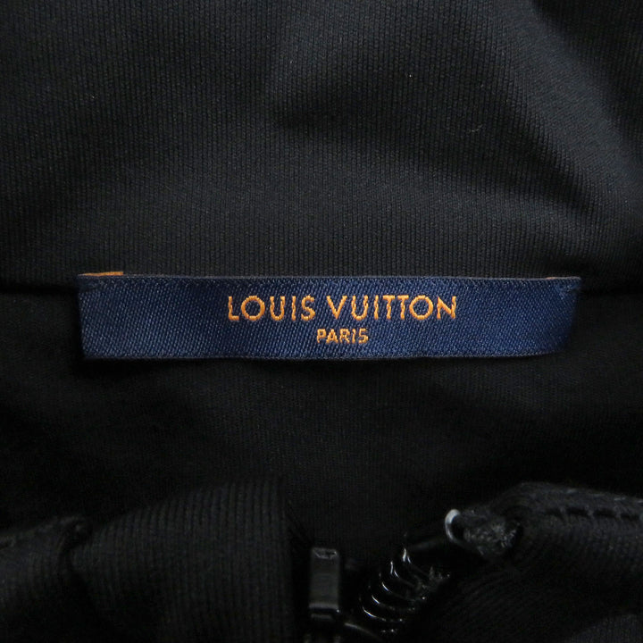 LOUIS VUITTON パーカー LV 2054 ハイブリッド ジップスルー モノグラム パーカー ブラック
