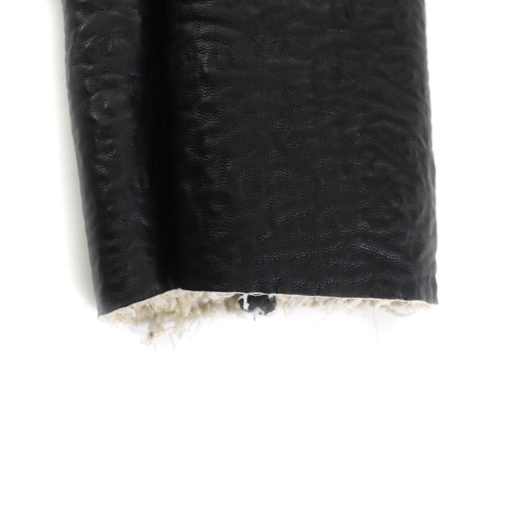 非常に良い CELINE ジャケット ブラック シープレザー レディース 36 2 5G89 3765
