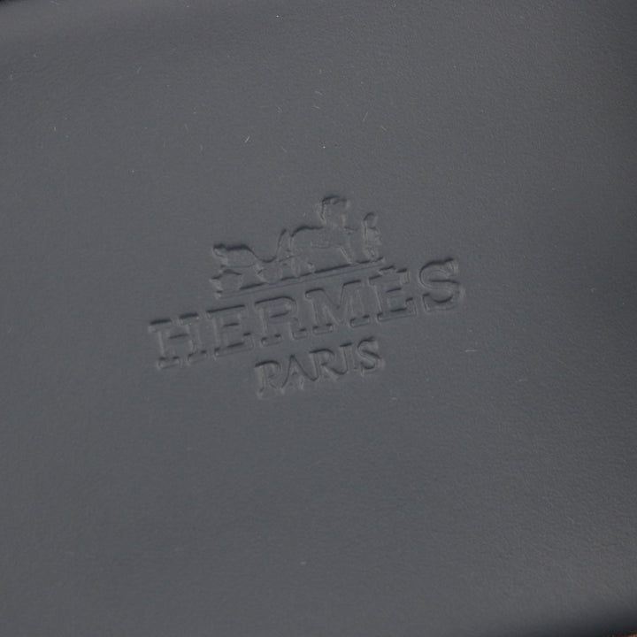 新品 HERMES サンダル イズミール Hロゴスライド インディゴネイビーデニム メンズ 43