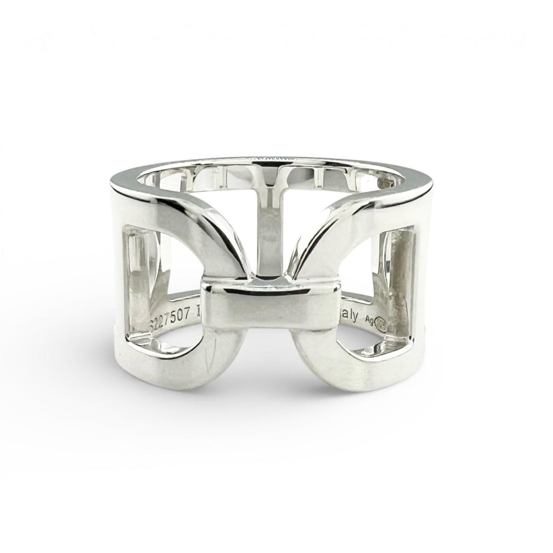 Great HERMES Ring Ever Shane Dunkle Silver AG925 Women