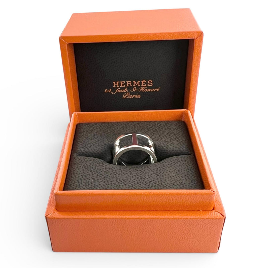 Great HERMES Ring Ever Shane Dunkle Silver AG925 Women