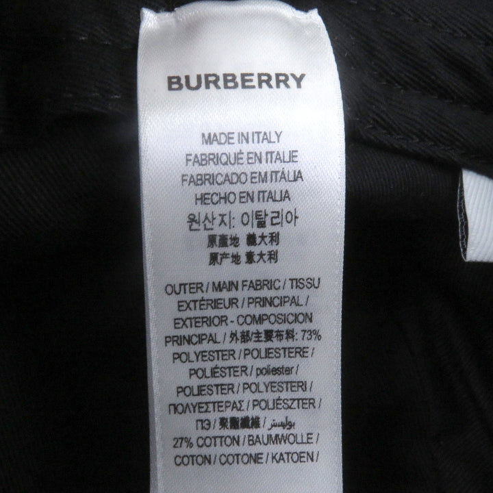優れたBURBERRY帽子TBロゴオールオーバープリントバケットハットメタルロゴ付き