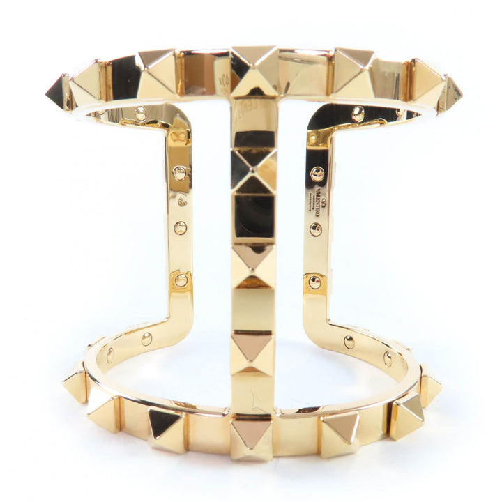 Pristine Valentino Garavani Bangle Rockstud Bracelet gold metal Women