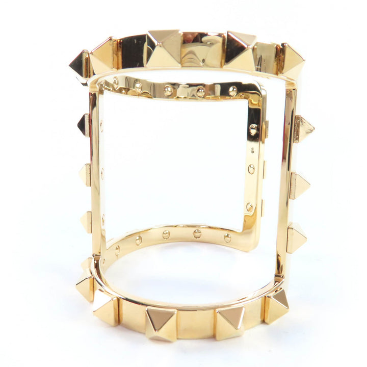 Pristine Valentino Garavani Bangle Rockstud Bracelet gold metal Women