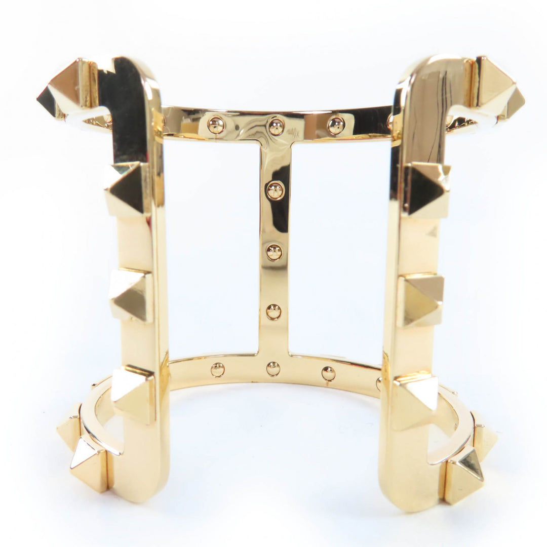 Pristine Valentino Garavani Bangle Rockstud Bracelet gold metal Women