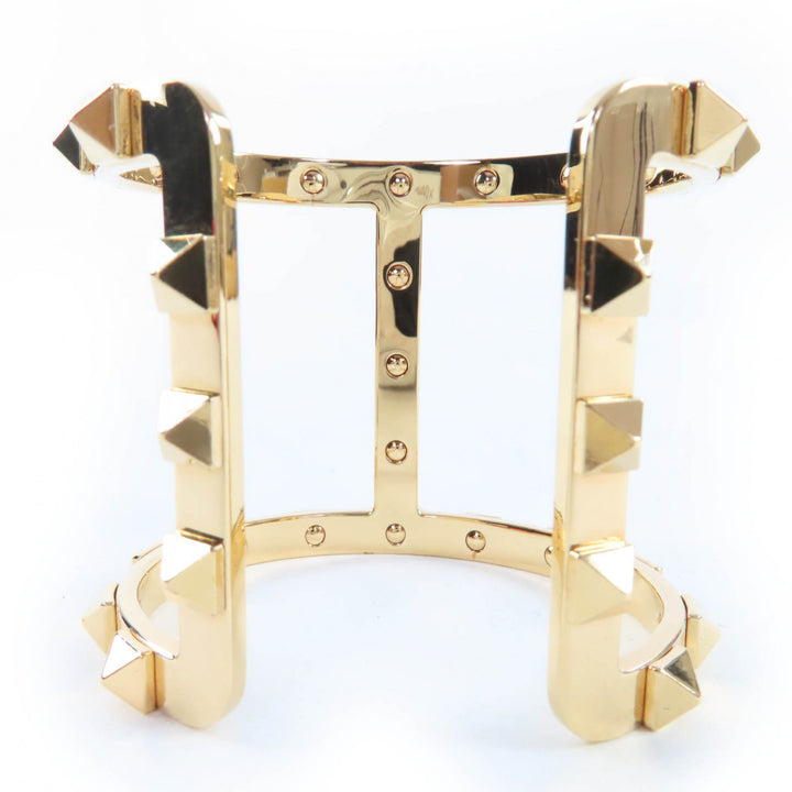 Pristine Valentino Garavani Bangle Rockstud Bracelet gold metal Women