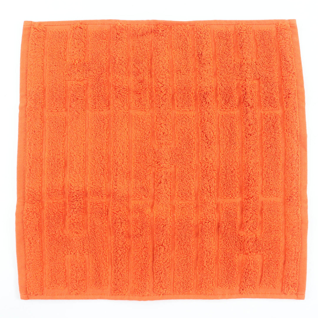 新品 HERMES カレ タオル 階段 3枚セット オレンジ フー/ホワイト/ブルー