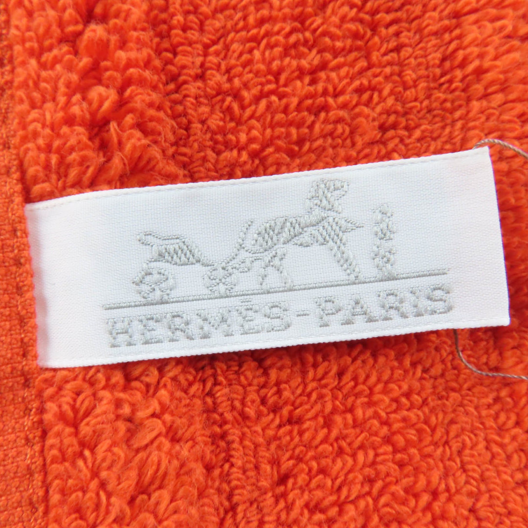 新品 HERMES カレ タオル 階段 3枚セット オレンジ フー/ホワイト/ブルー