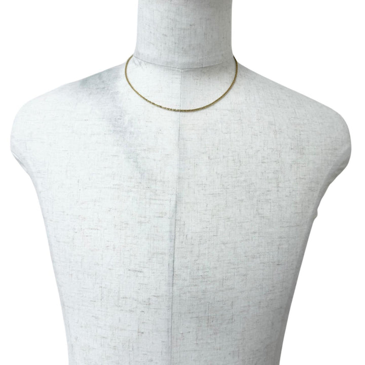 Excellent AVALANCHE Necklace Twist Sparkle 0.1 Yellow Gold 10K mens