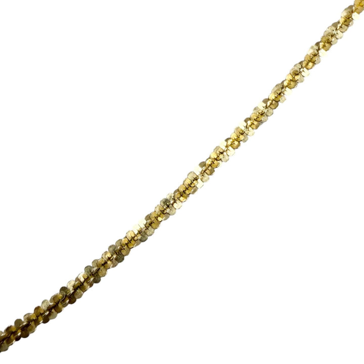 Excellent AVALANCHE Necklace Twist Sparkle 0.1 Yellow Gold 10K mens