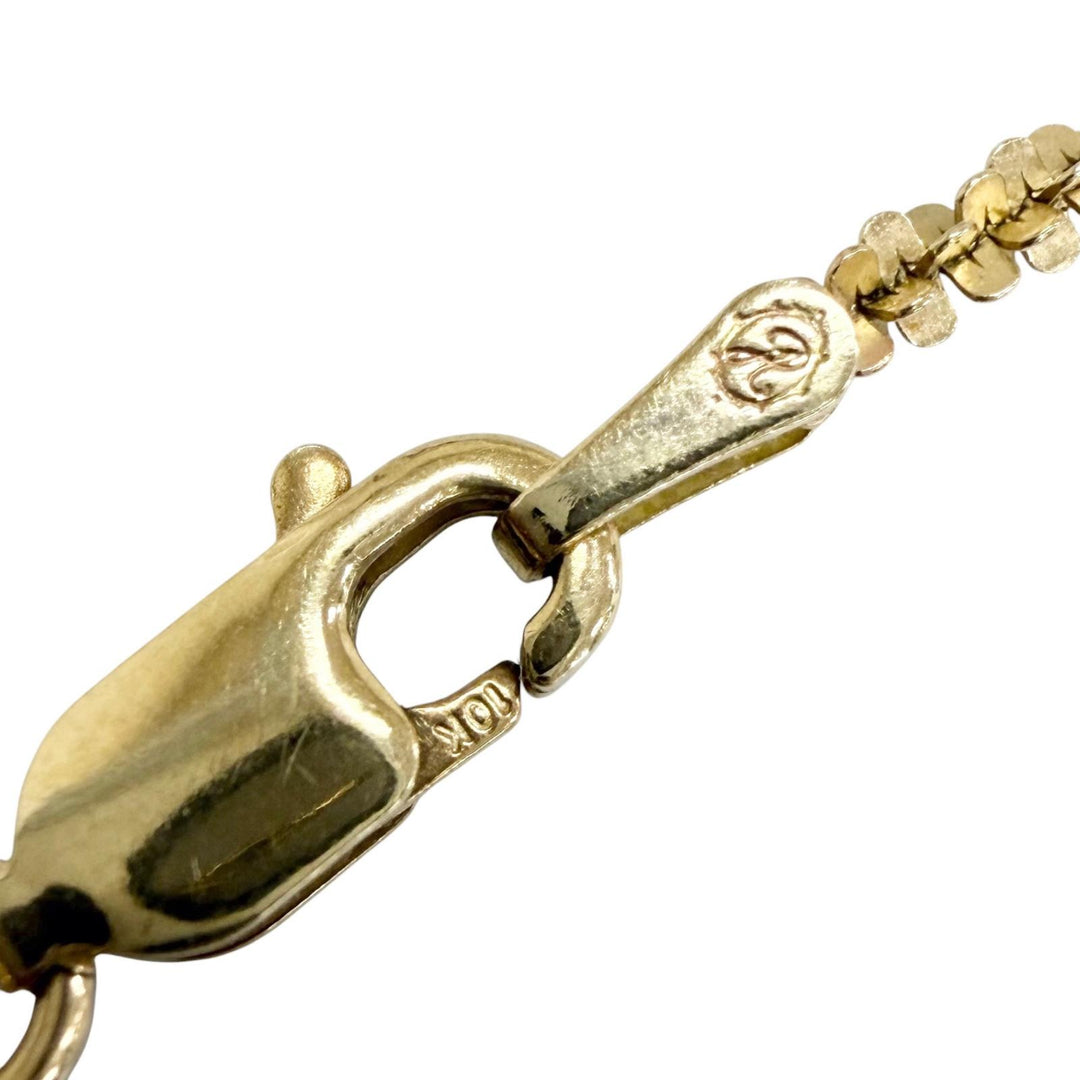 Excellent AVALANCHE Necklace Twist Sparkle 0.1 Yellow Gold 10K mens