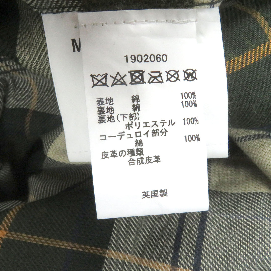 素晴らしいバブアージャケット ボーダーワックスジャケット オイルドコーデュロイカラー カーキ 36 MWX0008SG91