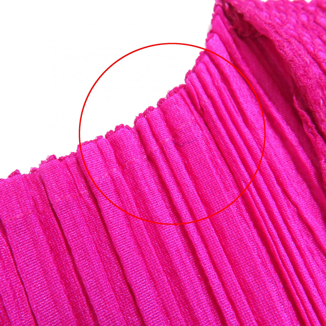 PLEATS PLEASE ワンピース パープル ポリエステル レディース 3 PP14-JH675 美品