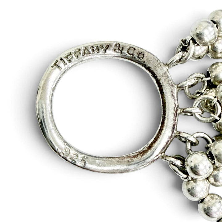 Great TIFFANY&Co. Necklace 10-strand Ball Chain Necklace Silver 925 Women