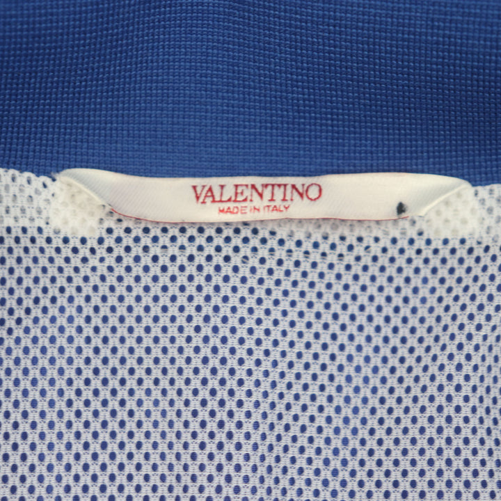 新品 VALENTINO ナイロンジャケット Vロゴ シグネチャー ブルー ナイロン メンズ 44 1V3CIL958LF