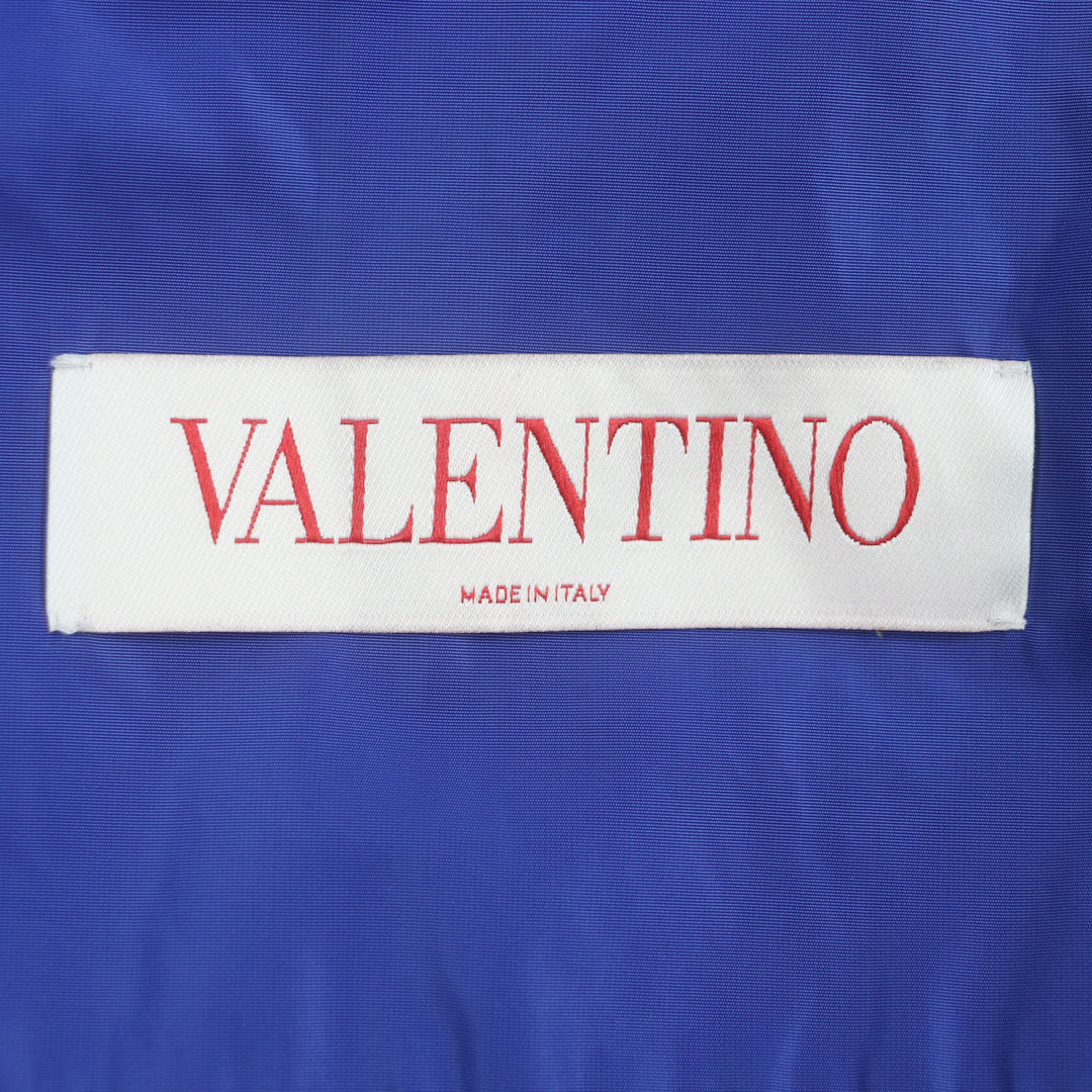 新品 VALENTINO ナイロンジャケット Vロゴ シグネチャー ブルー ナイロン メンズ 44 1V3CIL958LF