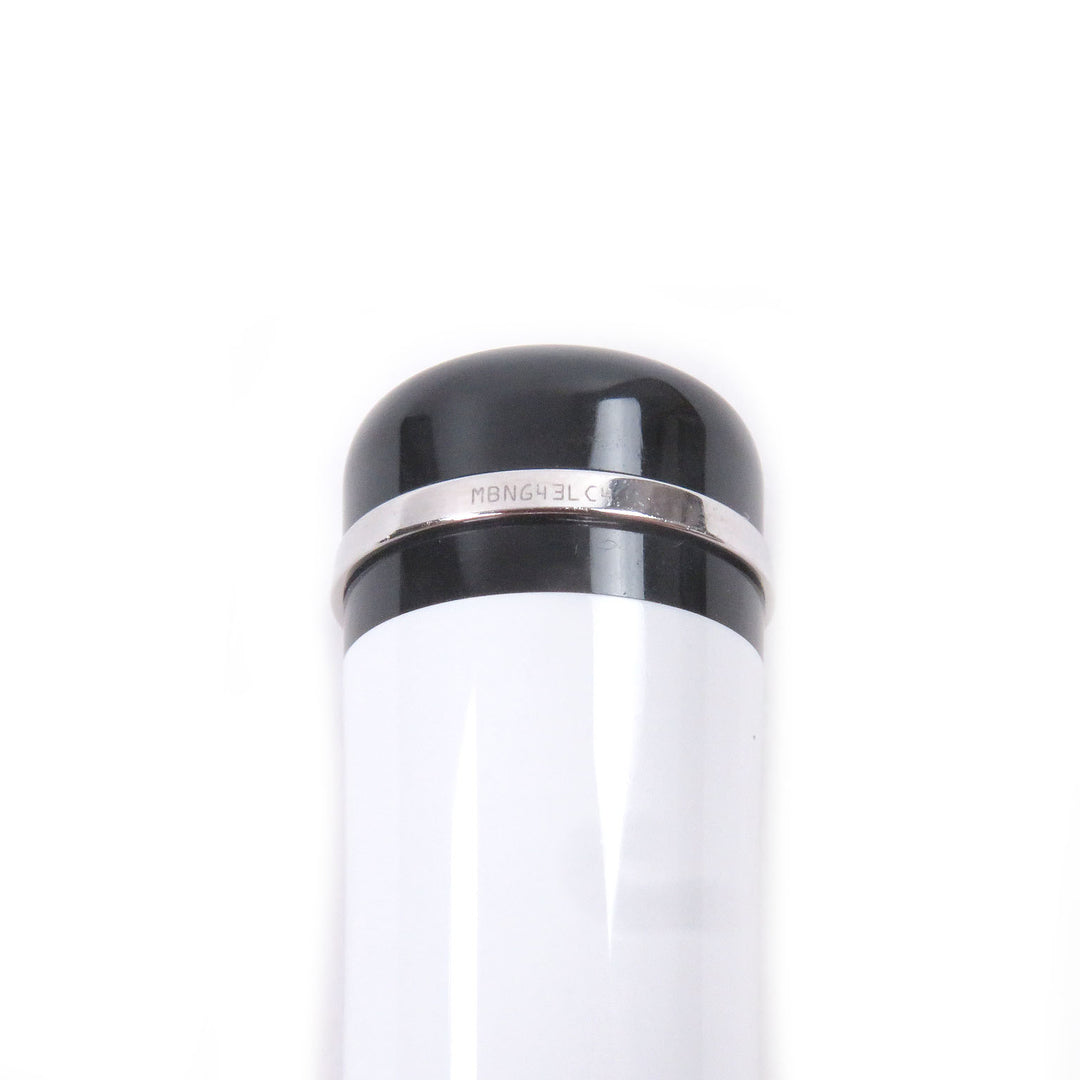 Great MONTBLANC Ballpoint pen Bonheur Collection Cap type white