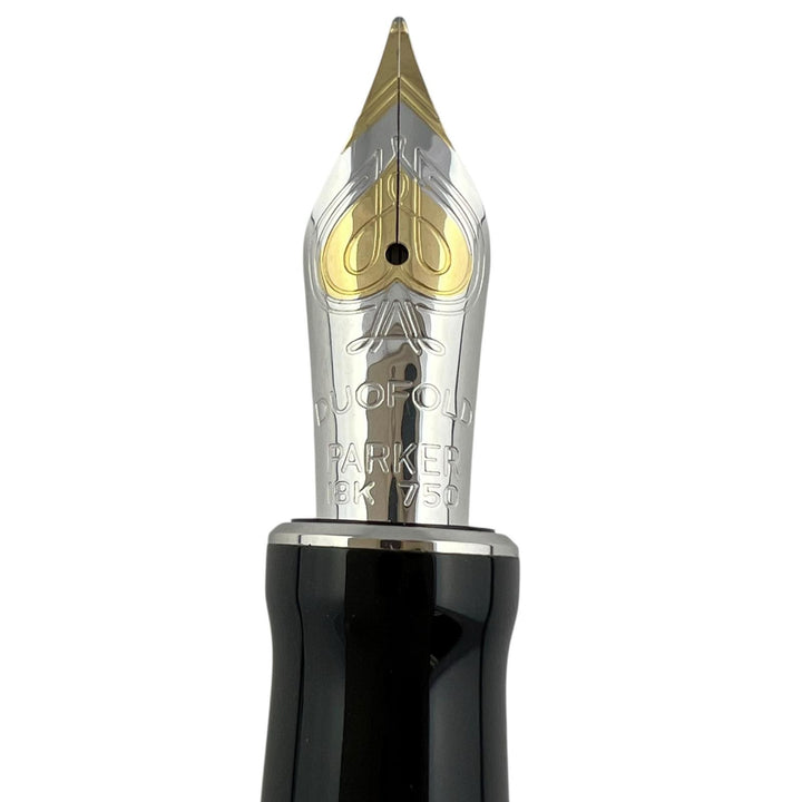 Excellent PARKER fountain pen Duofold Classic Big Red CT Centennial Orange 18K