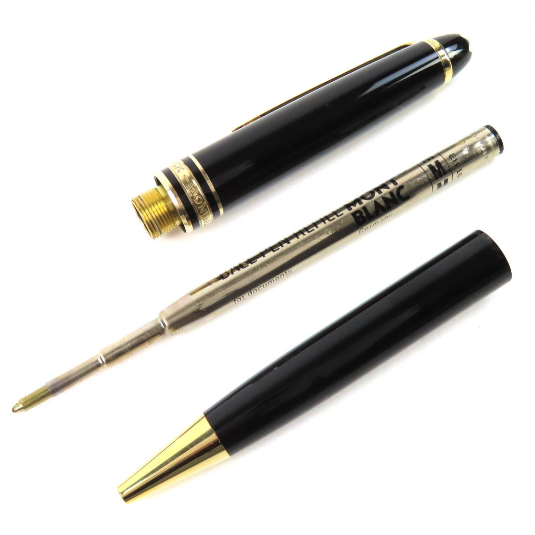 Very Good MONTBLANC Ballpoint pen Meister Stick Classic White Star Twist Type