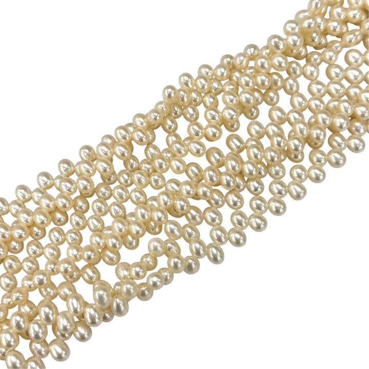 Great TIFFANY&Co. Necklace Torsade 8 Row Ivory Pearl Women