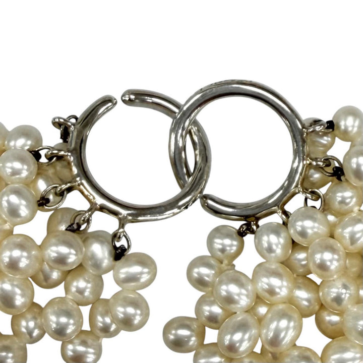 Great TIFFANY&Co. Necklace Torsade 8 Row Ivory Pearl Women
