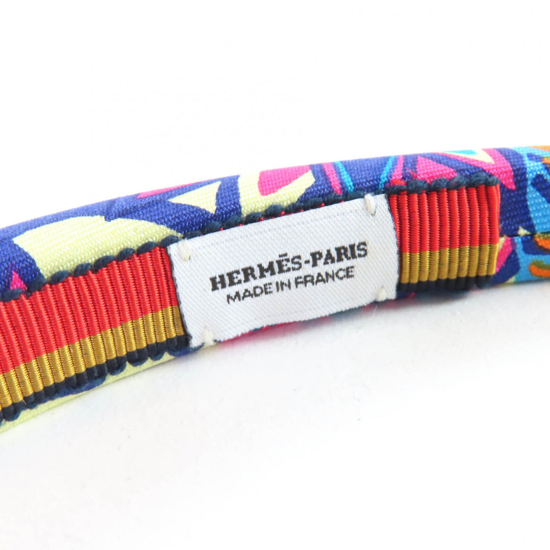 新品HERMESエルサワイルドシンガポールヘアバンド現在の商品ヘッドバンドシルクレディース