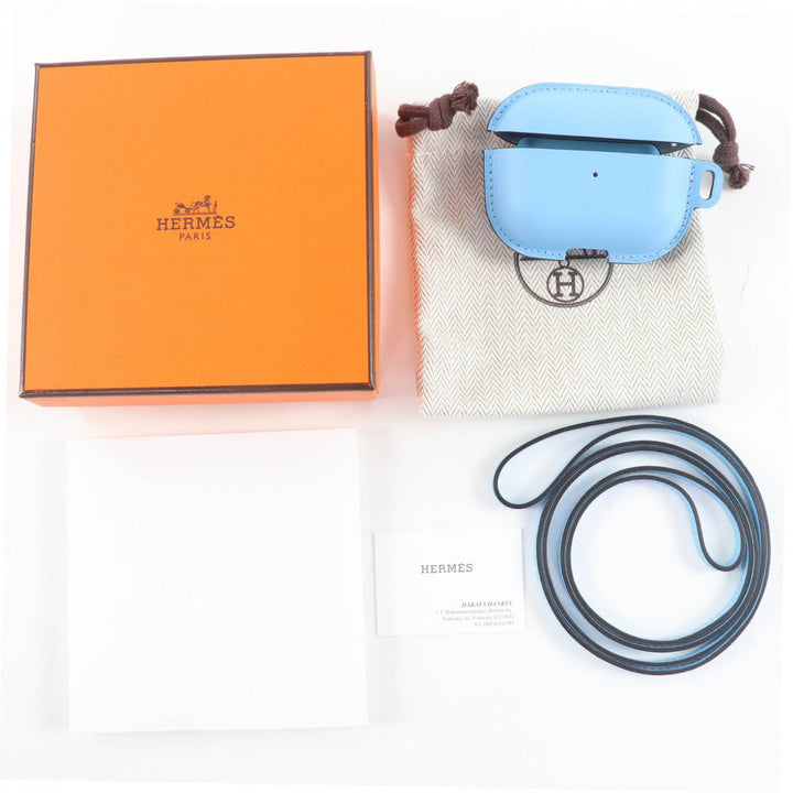 新品 HERMES AirPods Pro 2 ケース ヴォー・スウィフト レザー レディース