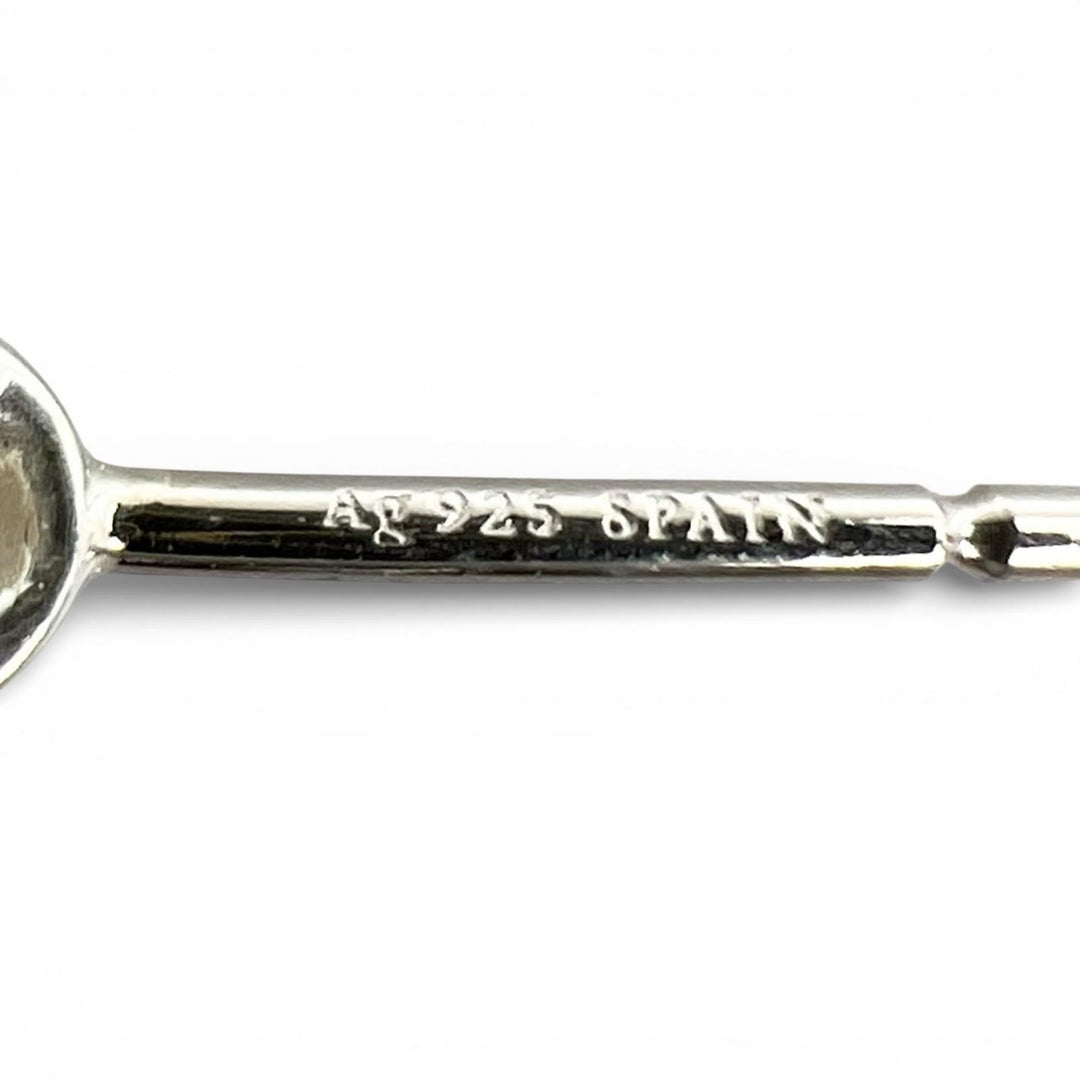 Excellent TIFFANY&Co. Pierce By the yard Open heart drop Silver AG925 Women