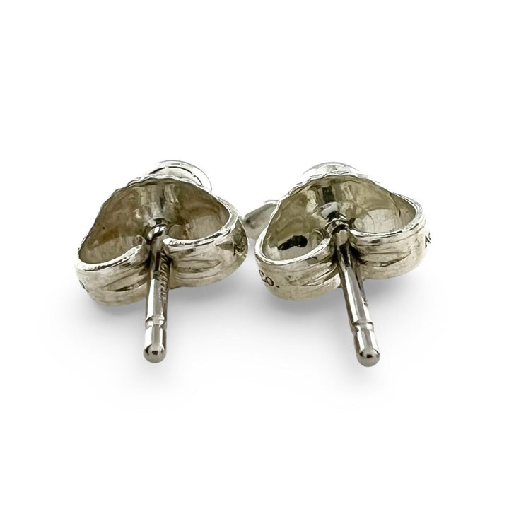 Excellent TIFFANY&Co. Pierce By the yard Open heart drop Silver AG925 Women