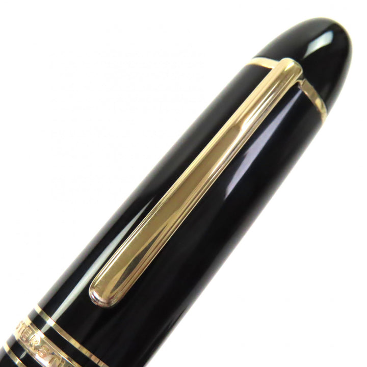 非常に良い モンブラン 万年筆 マイスターシュテュック 149 ホワイトスター ブラックゴールド 18K メンズ