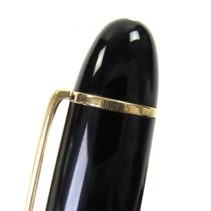 非常に良い モンブラン 万年筆 マイスターシュテュック 149 ホワイトスター ブラックゴールド 18K メンズ