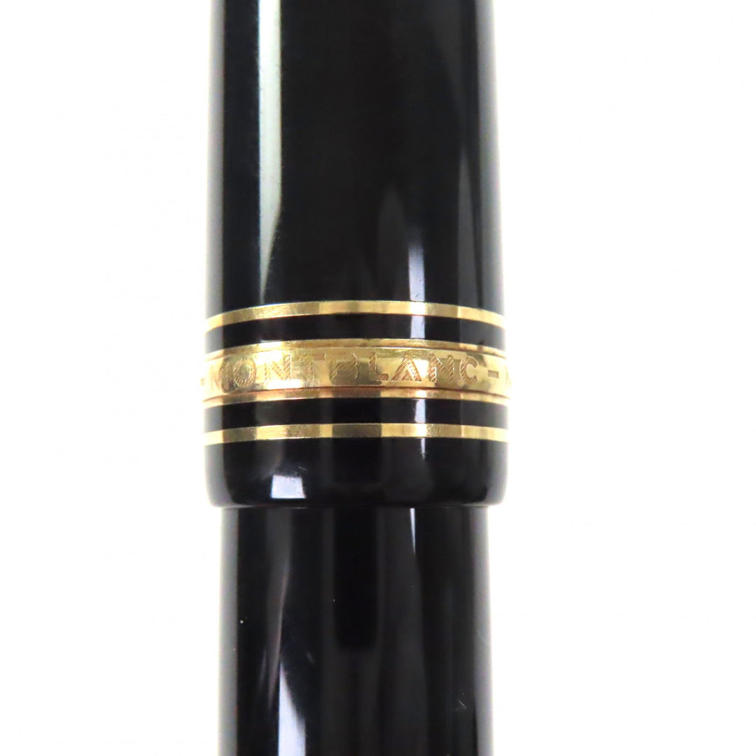 Great MONTBLANC fountain pen Meisterstück 149 white star black 14K