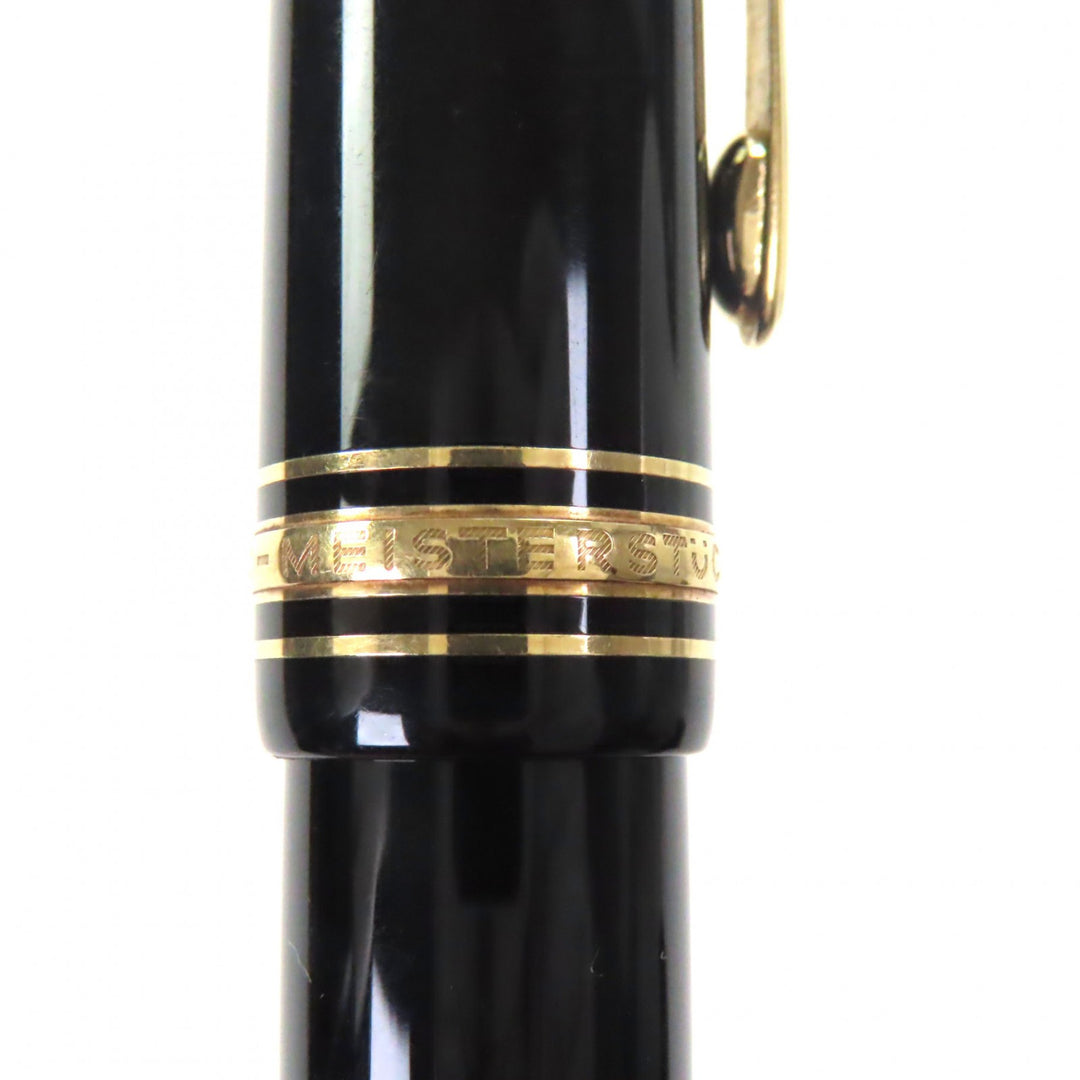 Great MONTBLANC fountain pen Meisterstück 149 white star black 14K