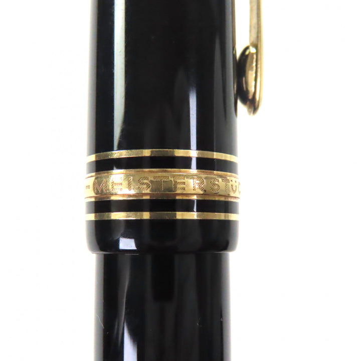 Great MONTBLANC fountain pen Meisterstück 149 white star black 14K