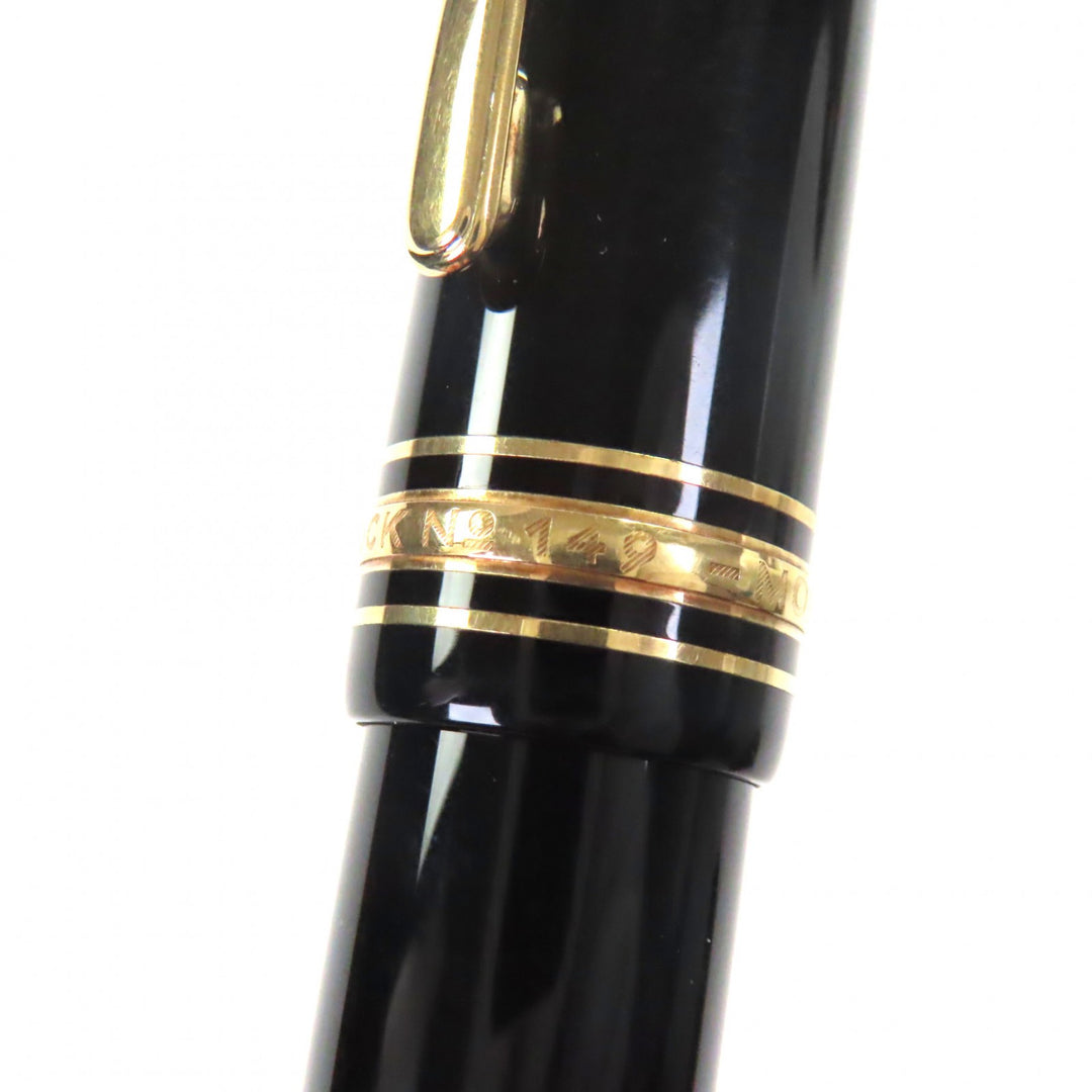 Great MONTBLANC fountain pen Meisterstück 149 white star black 14K