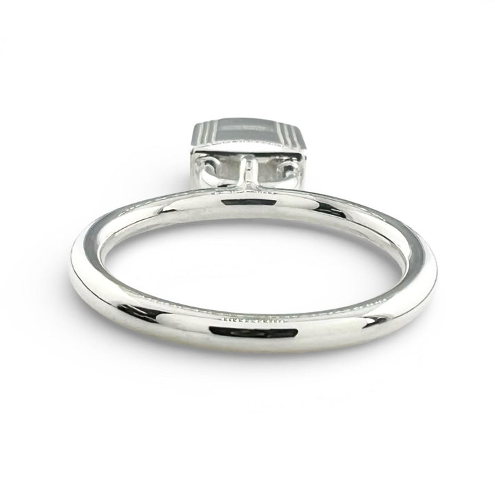 Excellent HERMES Ring Amulet Cadena Silver AG925 Women 50