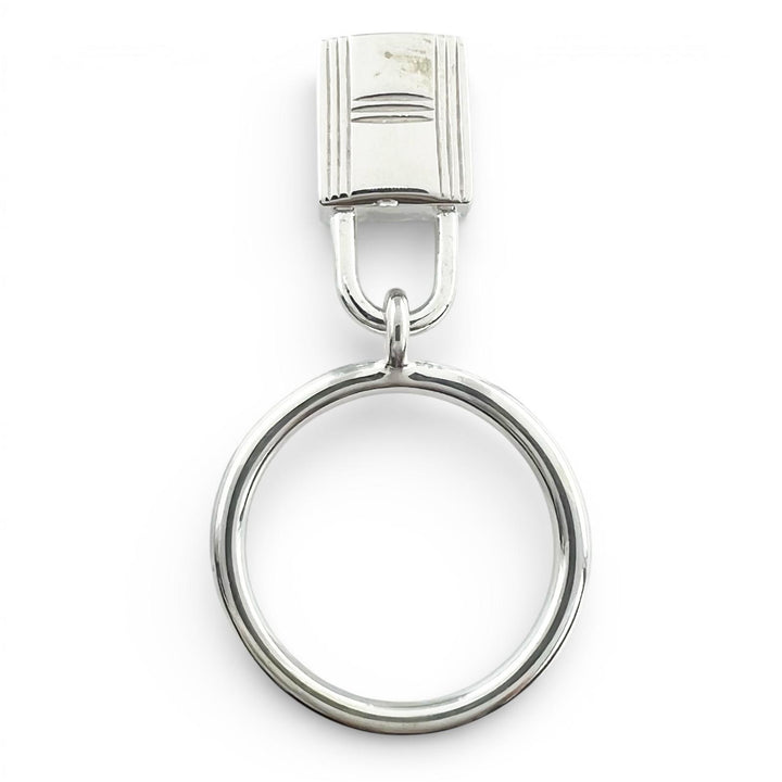 Excellent HERMES Ring Amulet Cadena Silver AG925 Women 50