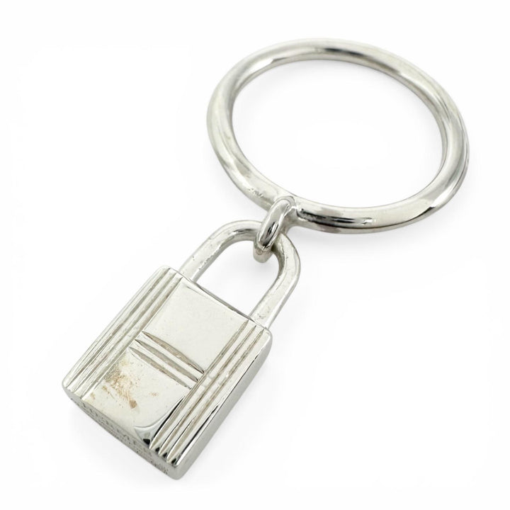 Excellent HERMES Ring Amulet Cadena Silver AG925 Women 50