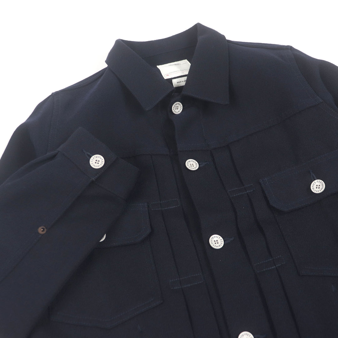 VISVIM ジャケット カバーオール ネイビー ウール メンズ 2
