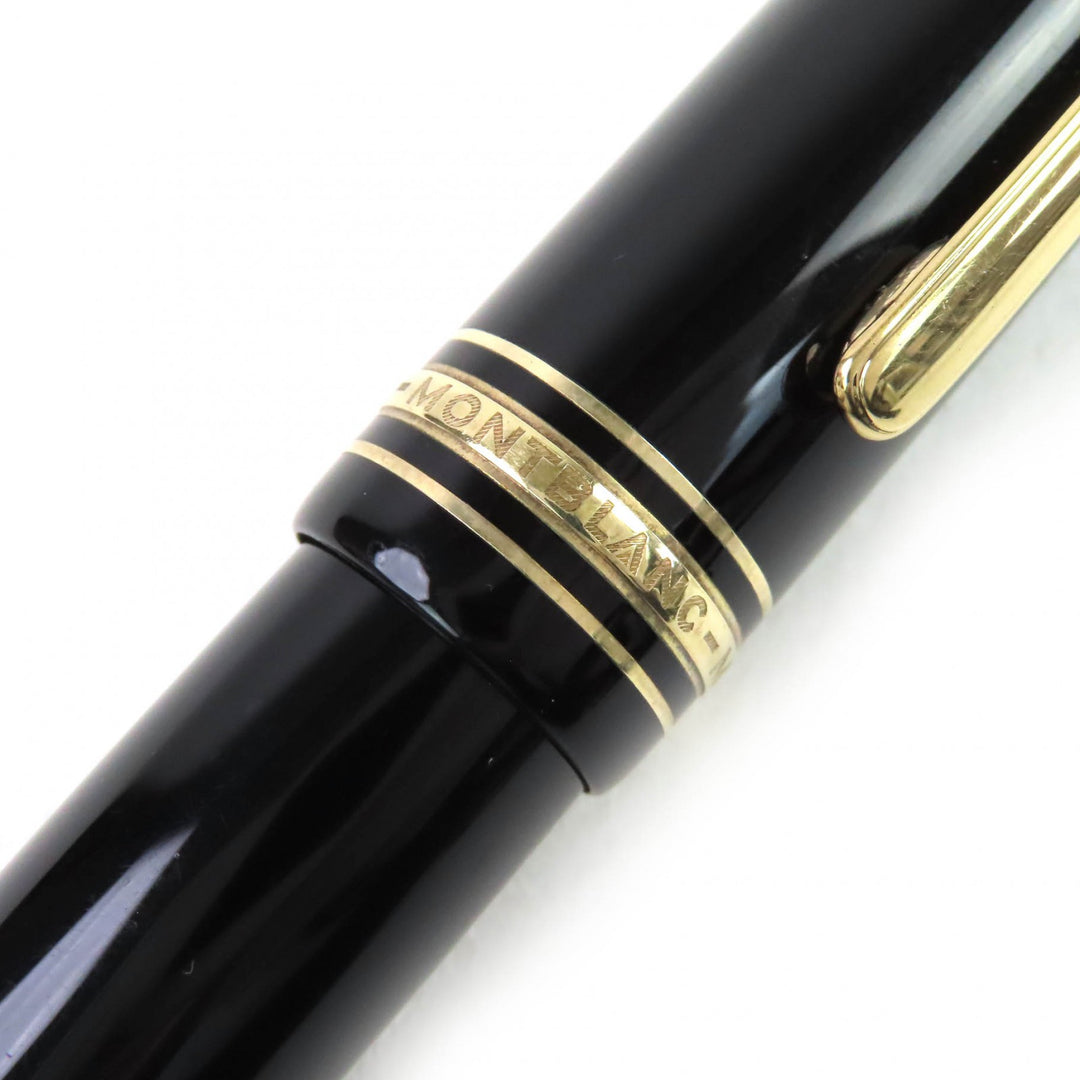 非常に良い モンブラン 万年筆 マイスターシュテュック 149 ホワイトスター ブラック 14K メンズ