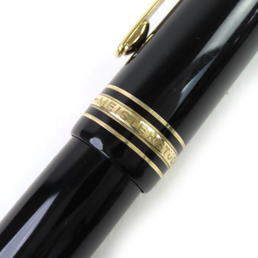 非常に良い モンブラン 万年筆 マイスターシュテュック 149 ホワイトスター ブラック 14K メンズ